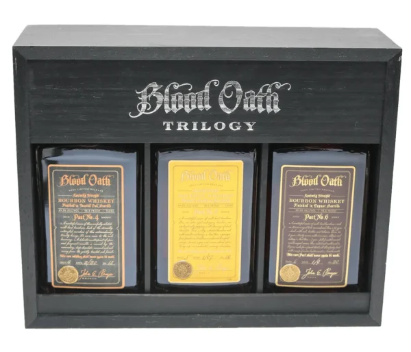 Blood Oath Trilogy Set Second Edition Pact No. 4-5-6 / Wood Box 3x750ml