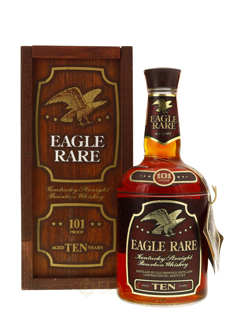Eagle Rare 10 Year Old 1975 Old Prentice, Lawrenceburg 10 Year Old 101 Proof