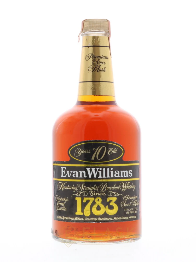 Evan Williams 10 Year Old Bourbon 1991