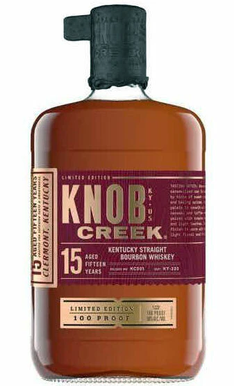 Knob Creek Bourbon 15 year Limited Edition Release No. KC 002 100 Proof